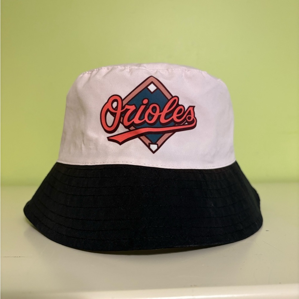 Orioles Bucket Hat - Black and White